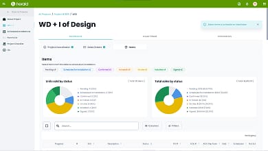 The Greenway — project board with item status